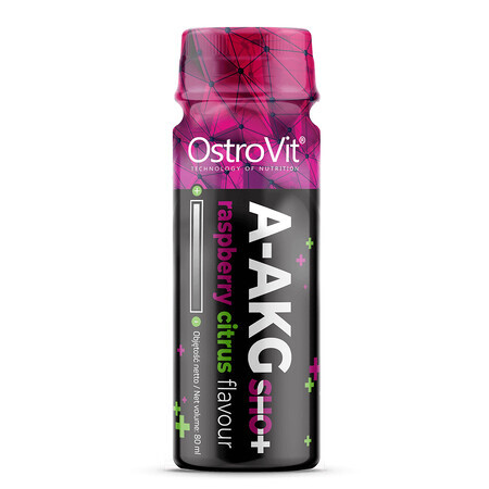 OstroVit A-AKG Shot, raspberry and citrus flavor, 80 ml