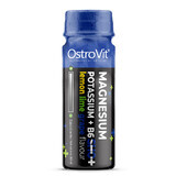 OstroVit Magnesium-Kalium + B6 Shot, Zitronen-Limetten-Pfirsich-Geschmack, 80 ml