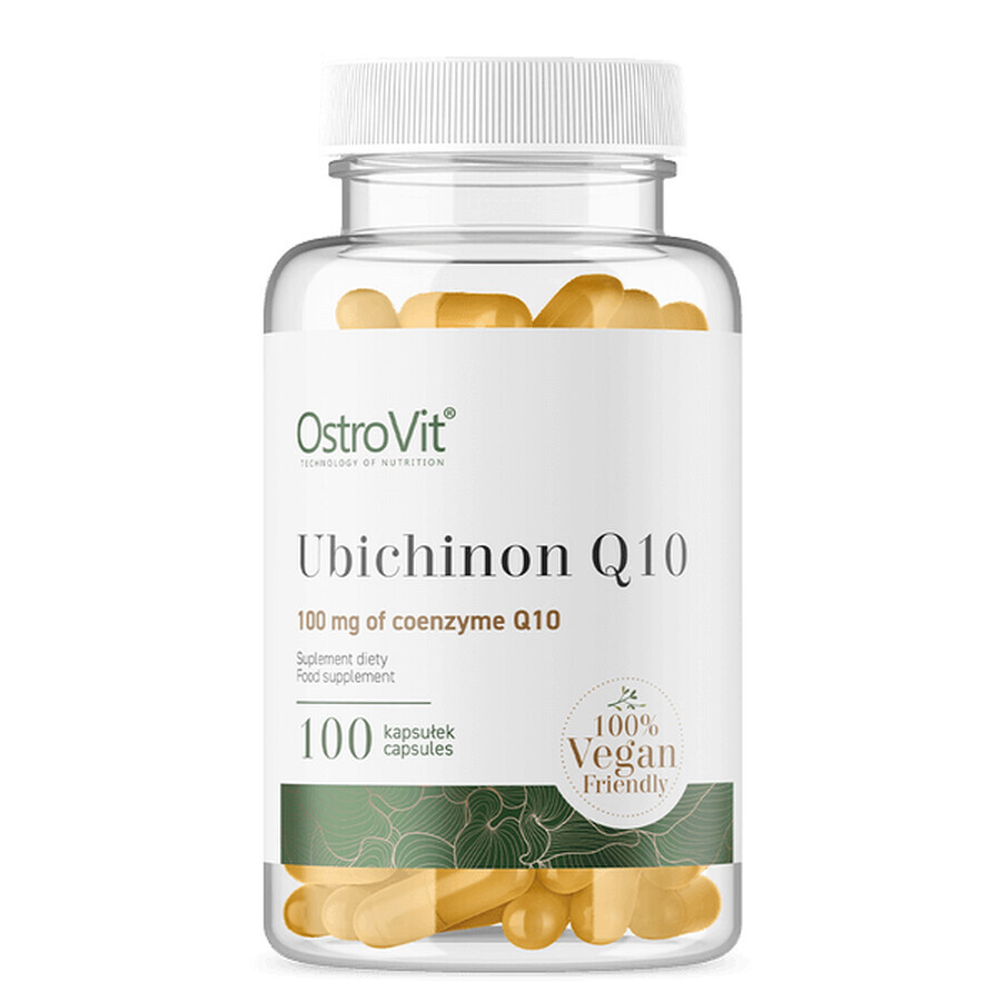 OstroVit Ubiquinona Q10, coenzima Q10 100 mg, 100 cápsulas