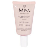 Miya myBBcream, crema BB ligera, tez de porcelana, SPF30, 40 ml