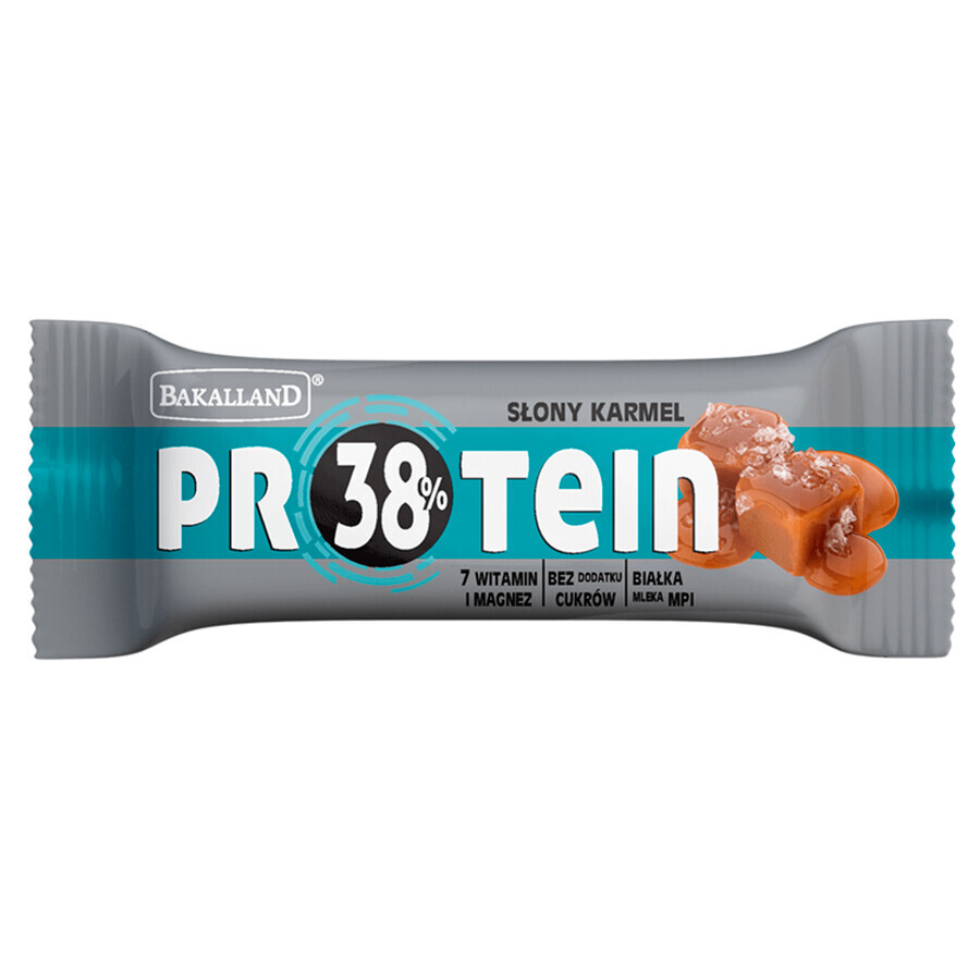 Bakalland Protein Bară proteică, caramel sărat, 35 g