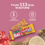 Bakalland BA! Müsliriegel, Erdbeere und Quinoa, ohne Zuckerzusatz, 30 g