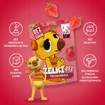 BeRAW! Kids, Jelly Beans, Erdbeere, ohne Zuckerzusatz, 35 g