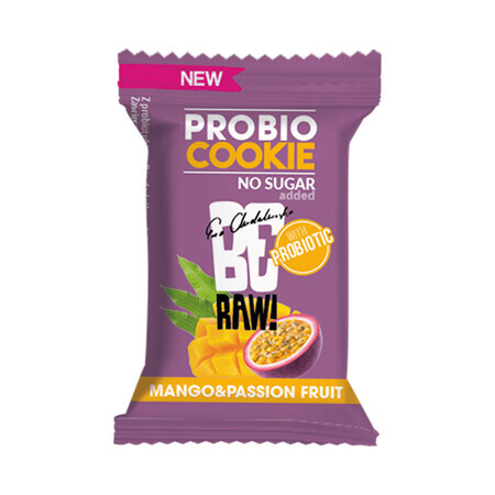 BeRAW! Probio, probiotischer Kuchen, Mango und Passionsfrucht, 18 g