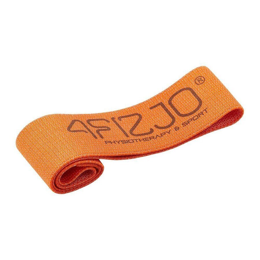 4Fizjo Flex Band, Übungsband, Stoff, orange, Standardwiderstand, 1-5 kg