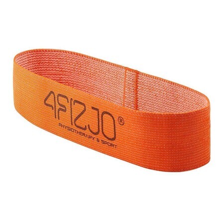 4Fizjo Flex Band, Übungsband, Stoff, orange, Standardwiderstand, 1-5 kg