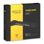 4Fizjo Power Band, bandă de rezistență pentru exerciții, negru, 12-17 kg