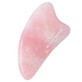Gua Sha Stein f&#252;r Gesichtsmassage aus rosa Quarz, Meloni Care