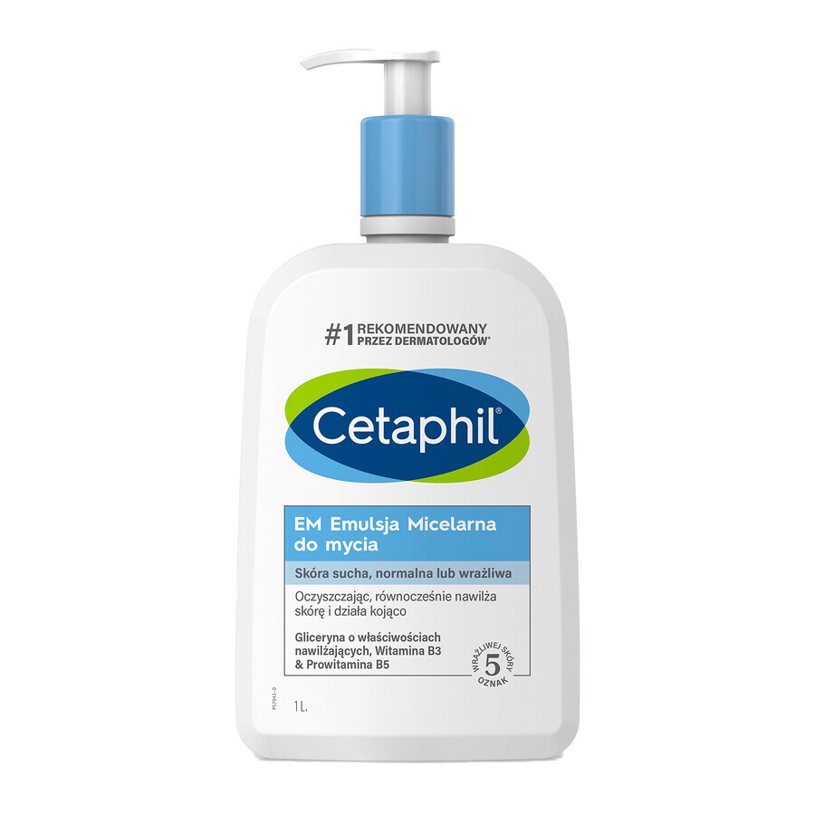 Cetaphil EM, Mizellare Waschemulsion, 1000 ml