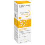 Bioderma Photoderm Aquafluide, protezione solare ultraleggera per pelli normali, trasparente, SPF 50+, 40 ml