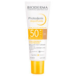 Bioderma Photoderm Aquafluide, fluido protector solar ultraligero para pieles normales, oscuras, SPF 50+, 40 ml