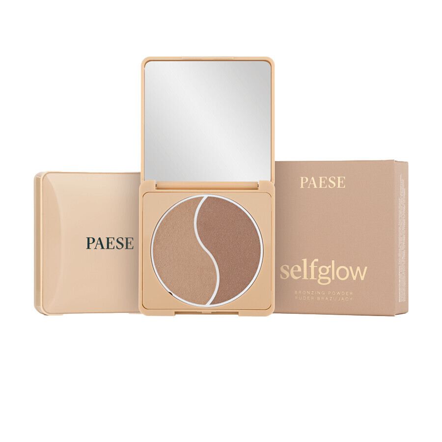 Paese Self Glow, Bräunungspuder, mittel, 6 g