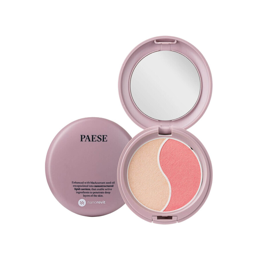 Paese Nanorevit, Highlighting Powder and Blush, 4.5 g