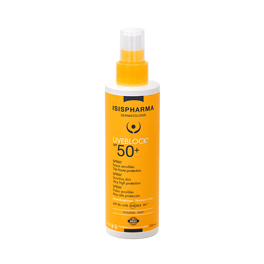 IsisPharma Uveblock, Schutzspray, SPF 50+, 200 ml