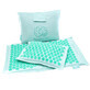 Rea Soul Mat, Akupressurmatte mit Kissen, Leinen, mint + kostenlose Tasche