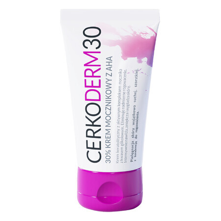 Cerkoderm 30, 30%ige Harnstoffcreme mit AHA, extrem trockene, raue und zu Keratose neigende Haut, 50 ml