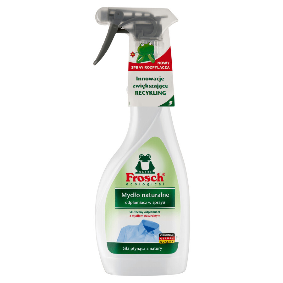 Sapone di Marsiglia Frosch, spray smacchiante per tessuti, 500 ml