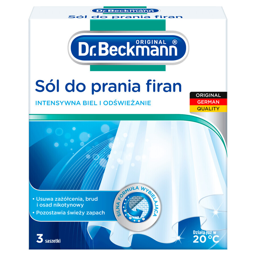 Beckmann, rideau de sel de lavage, 3 x 40 g