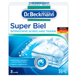 Dr. Beckmann Super White, blanchiment intensif des tissus, poudre, 3 x 40 g