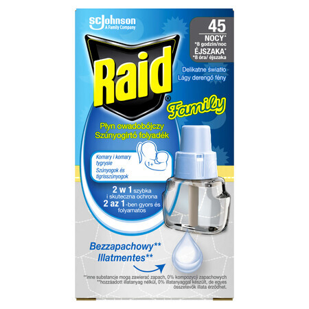 Raid, insecticide anti-moustiques, de rechange, plus d'un an, 27 ml