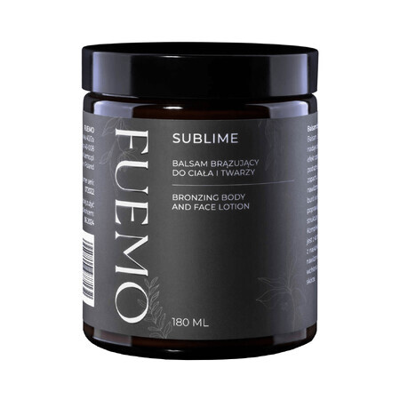 Fuemo Sublime, bálsamo bronceador para cuerpo y rostro, 180 ml