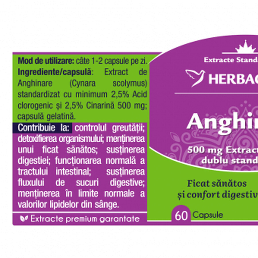 Herbagetica Anghinare x 60cps