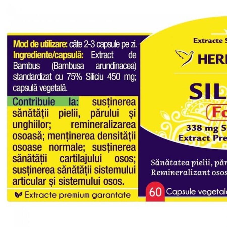 Herbagetica Siliciu Forte x 60 Stück