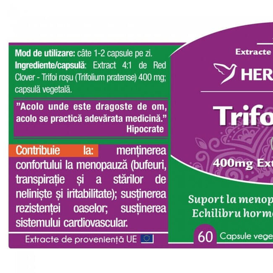 Herbagetica Trifoi Rosu x 60cps