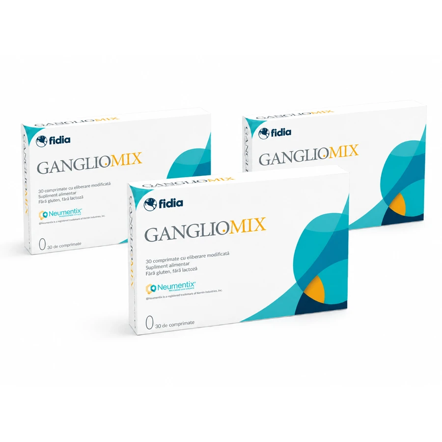 GanglioMix, 3 x 30 comprimate, Fidia
