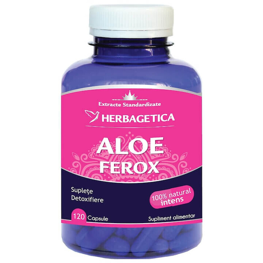 Aloe Ferox, 2 x 120 capsules, Herbagetica