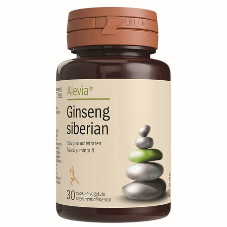 Sibirischer Ginseng, 30 vegetarische Kapseln, Alevia