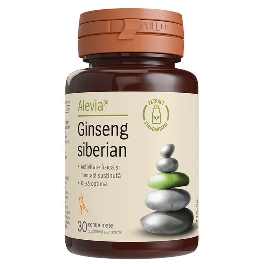 Sibirischer Ginseng, 30 vegetarische Kapseln, Alevia