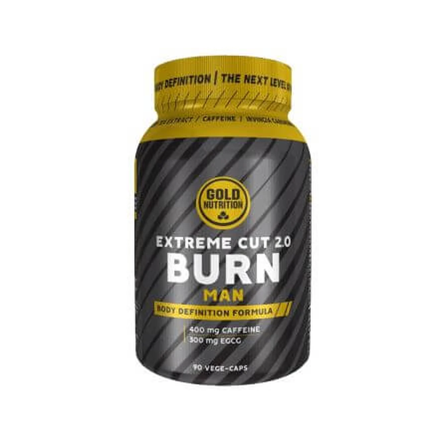 Extreme Cut Burn 2.0 Man, 90 vegetarische Kapseln, Gold Nutrition