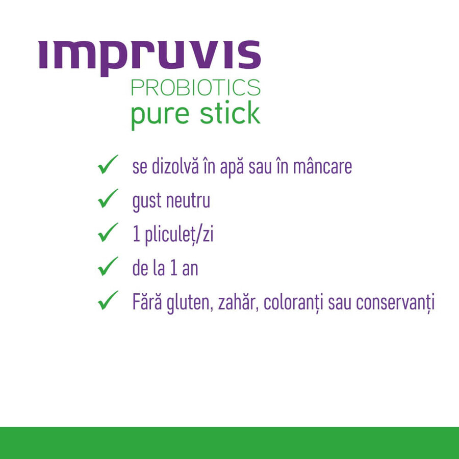 Probiotika Pure Stick, 10 Beutel, Impruvis