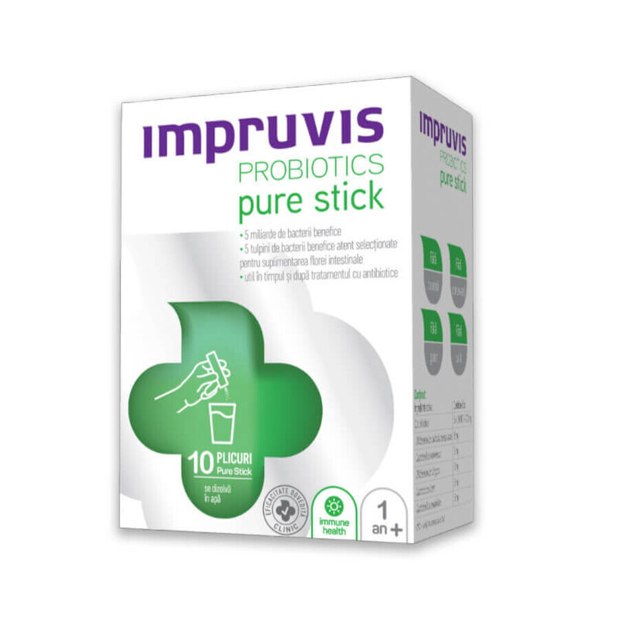 Probiotika Pure Stick, 10 Beutel, Impruvis