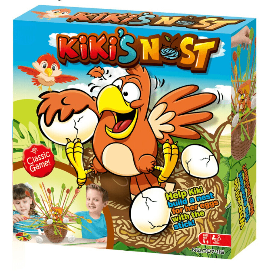 Kiki's Nest bauen Spiel, +4 Jahre, Bufnitel