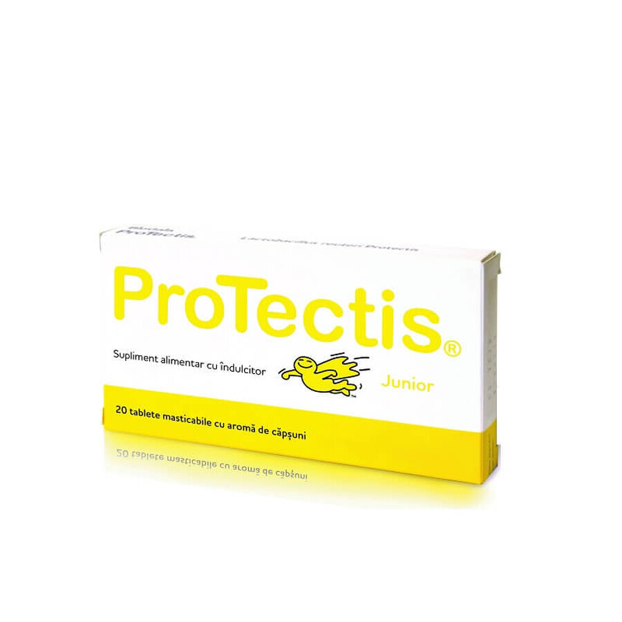 Protectis Junior mit Erdbeergeschmack, 20 Tabletten, BioGaia