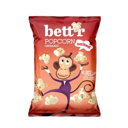 Glutenfreies Salz-Popcorn, 60 g, Bettr