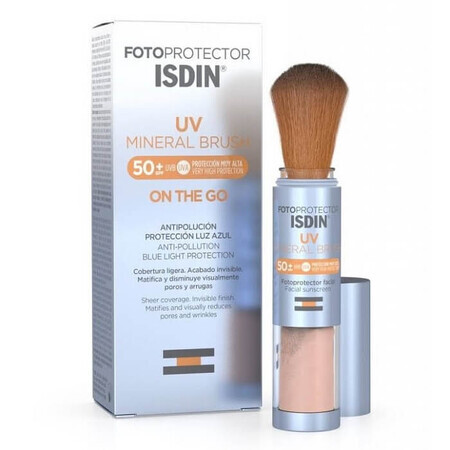 Pudra minerala de protectie solara pentru fata cu SPF 50, 2 g, Isdin