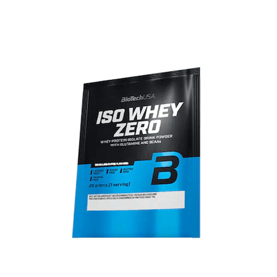 Iso Whey Schokoladen-Toffee Proteinpulver, 25 g, BioTech USA