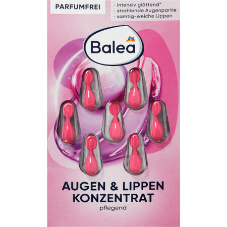 Balea Concentrated serum for eyes and lips, 7 pcs