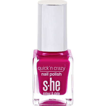 She colour&style Nail polish quick'n crazy 323/818, 7 ml