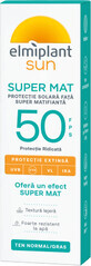 Elmiplant Sonnenschutz Mattierende Gesichtscreme SPF50, 50 ml