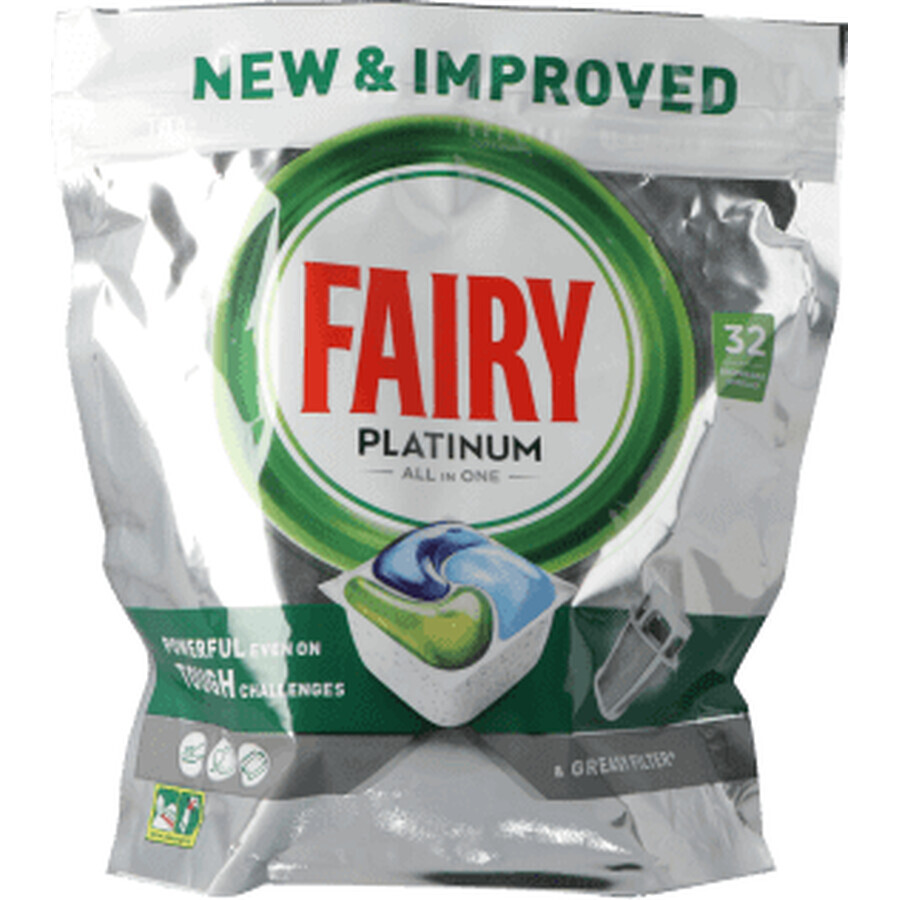 FAIRY Platinum Geschirrspülmittel, 32 Stück