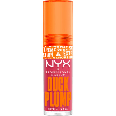 Nyx Professional MakeUp Duck Plump 09 Strike a Rose Lip Gloss, 6,8 ml