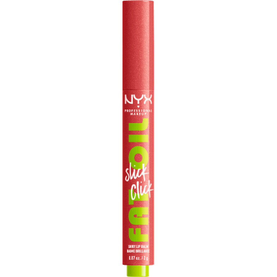 Nyx Professional MakeUp Luciu de buze Fat Oil Stick Click 03 No filter needed, 1 buc