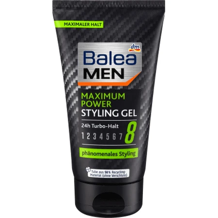 Balea MEN Haargel Maximum Power, 150 ml