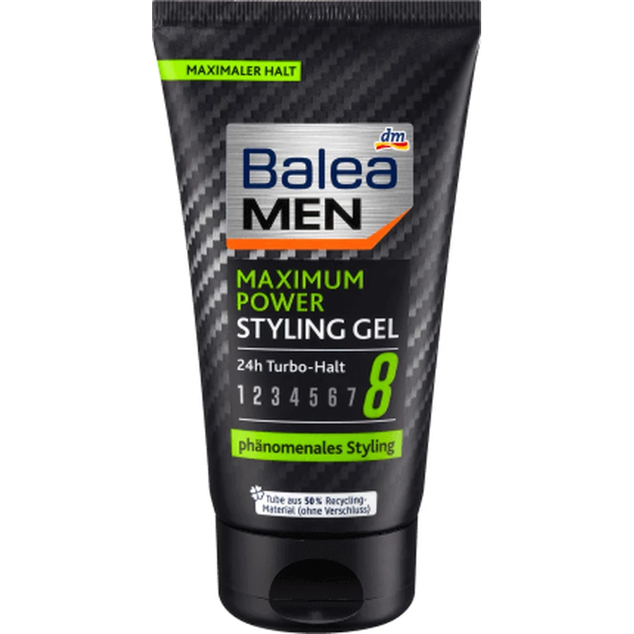 Balea MEN Haargel Maximum Power, 150 ml