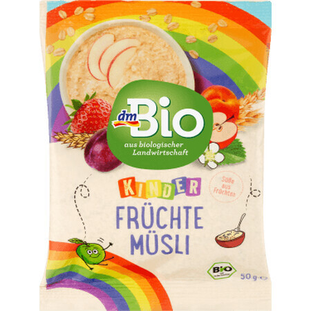 DmBio Musli mit Früchten für Kinder, 50 g