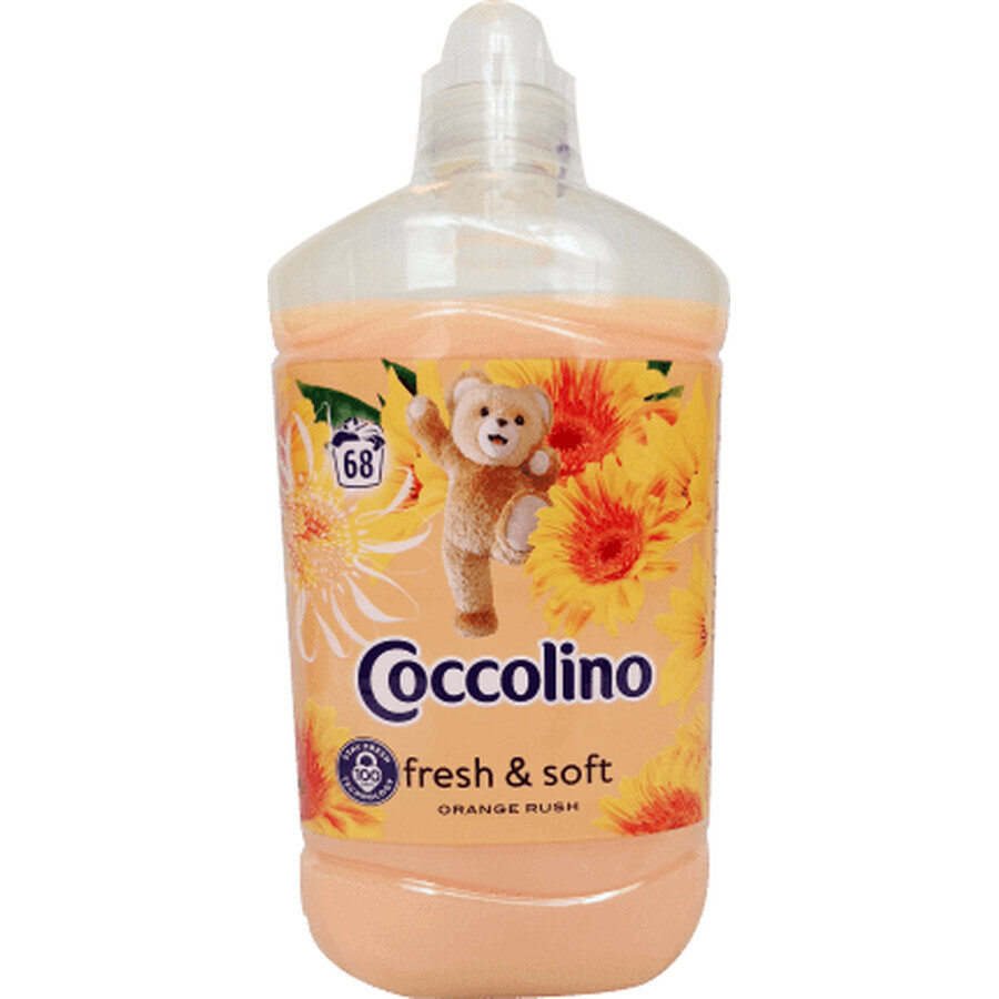 Coccolino Balsam de rufe Orange Rush 68 spălări, 1,7 l